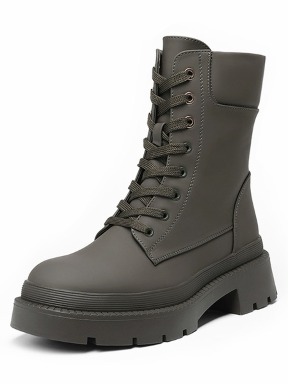 Dream Pairs Olive Green Lace-Up Platform Combat Boots SOLD OUT ONLINE